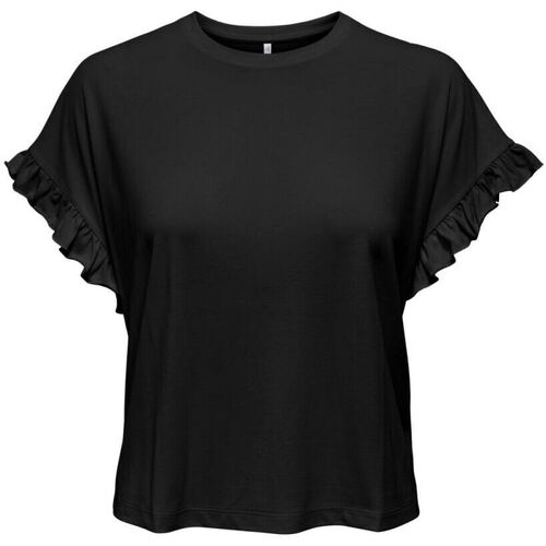 Vêtements Femme T-shirts & Polos Only 15252456 FREE LIFE-BLACK Noir