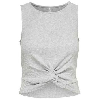 Vêtements Femme Débardeurs / T-shirts sans manche Only 15177490 TINE-LIGHT GREY MELANGE Gris