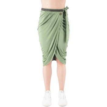 Vêtements Femme Jeans GaËlle Paris Jupe Asymtrique Drape Vert