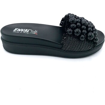 Chaussures Femme Chaussons Enval 3769800 sandali ciabatte Noir