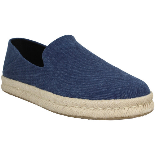 Chaussures Homme Espadrilles Toms Santiago Toile Recyclee Homme Navy Bleu