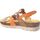 Chaussures Femme Sandales et Nu-pieds Plakton Curvi Orange