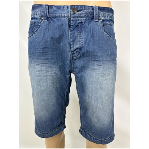 Vêtements Homme Shorts / Bermudas Kebello Short en jeans Jean Bleu H Bleu