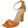 Chaussures Femme Sandales et Nu-pieds L'angolo 546K014.92 Orange