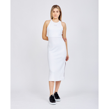 Vêtements Femme Robes Nouveautés de ce moisA7 Robe longue Logo Series en modal mélangé Blanc