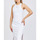 Vêtements Femme Robes Джинсы Armani Messenger jeans винтажные джинсы клёш брюкиA7 Robe longue Logo Series en modal mélangé Blanc