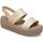 Chaussures Femme Tongs Crocs CR.207641-MECH Metallic champagne