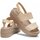 Chaussures Femme Tongs Crocs CR.207641-MECH Metallic champagne