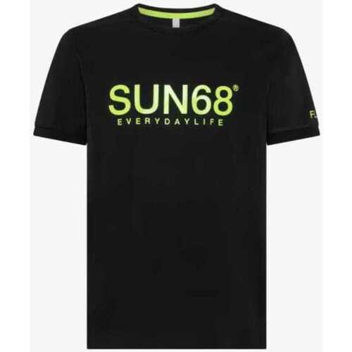 Vêtements Homme T-shirts manches Originals Sun68  Noir