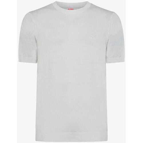 Vêtements Homme T-shirts manches mit Sun68  Blanc