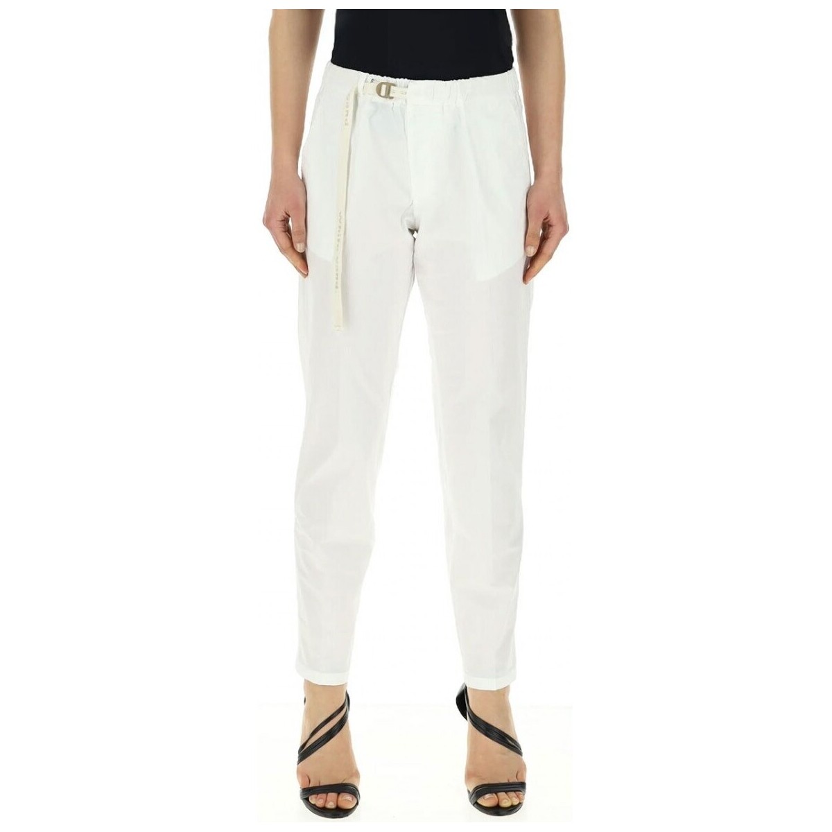 Vêtements Femme Jeans White Sand Pantalon chino Marylin Blanc
