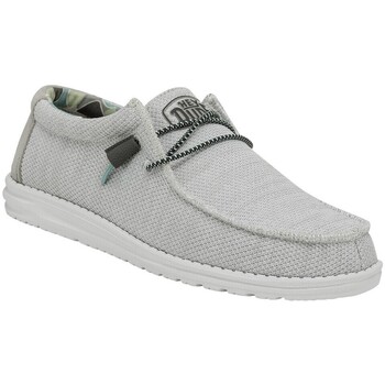 Chaussures Homme Mocassins Hey Dude Wally Sox Triple Needle Blanc