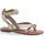 Chaussures Fille Coco & Abricot Sandales / nu-pieds Fille Jaune Doré