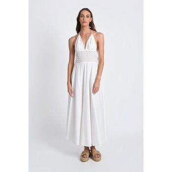 Vêtements Femme Robes Molly Bracken LAR223BP-WHITE Blanc