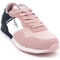 Chaussures Fille Baskets mode Pepe Colour JEANS  Rose