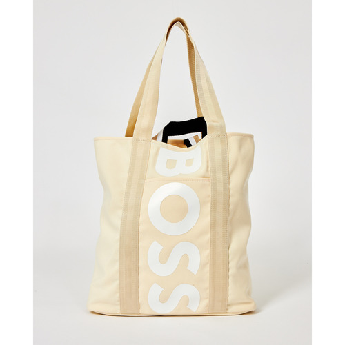 Sacs Femme Cabas / Sacs shopping BOSS Deva Tote bag avec maxi logo Blanc