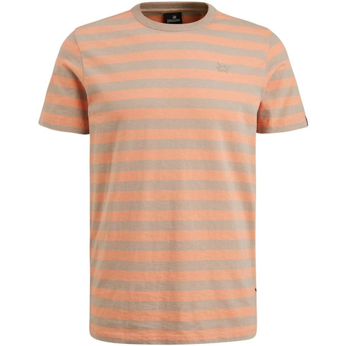 Vêtements Homme T-shirts & Polos Vanguard T-Shirt Rayures Orange Multicolore