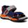 Chaussures Garçon Sandales sport Geox J Borealis Boy Navy Orange Bleu