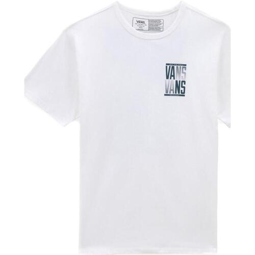 Vêtements T-shirts & Polos Vans  Blanc