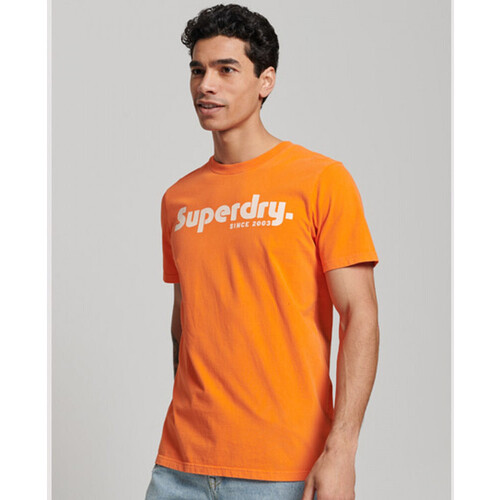 Vêtements Homme T-shirts graphic & Polos Superdry Vintage terrain classic Orange