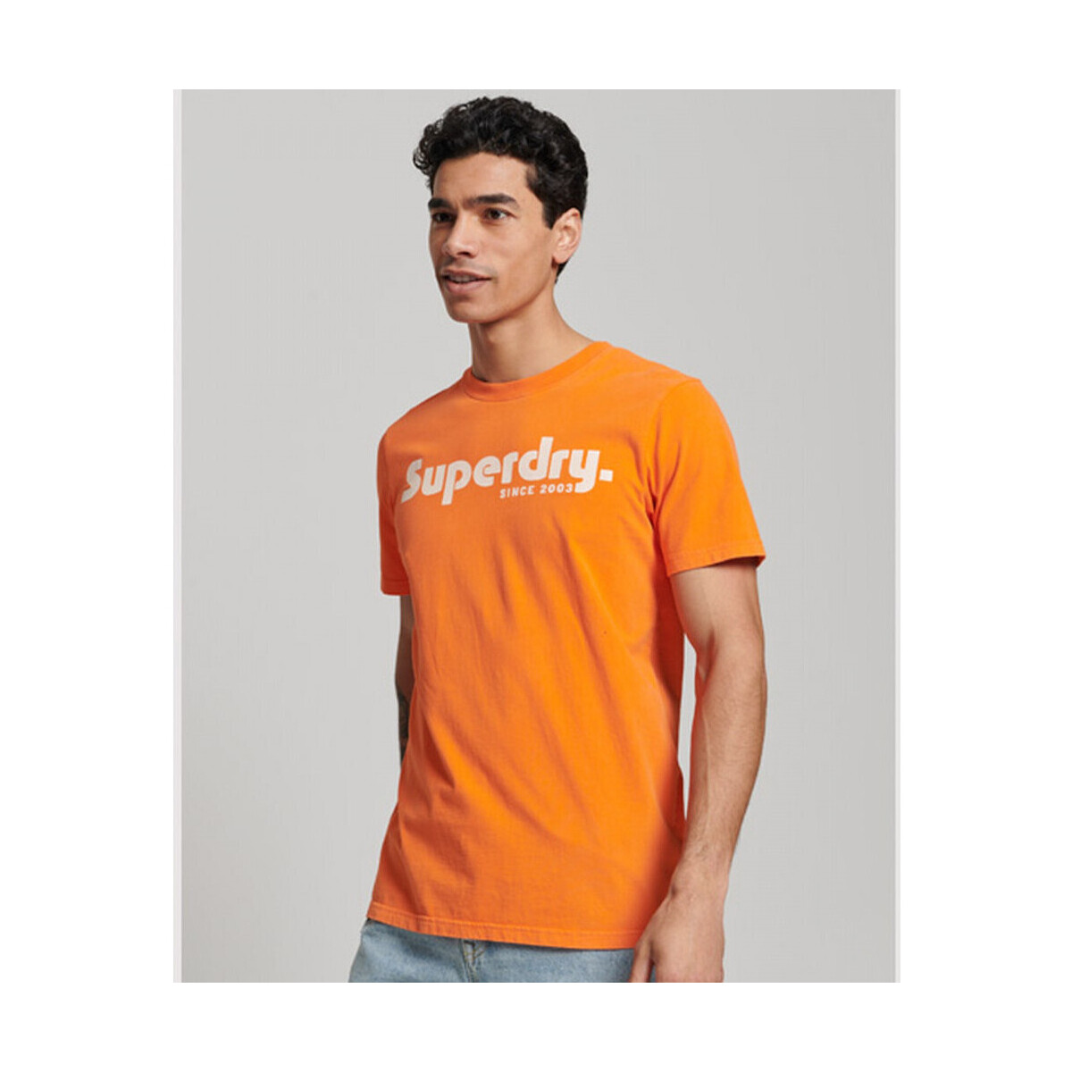 Vêtements Homme T-shirts & Polos Superdry Vintage terrain classic Orange