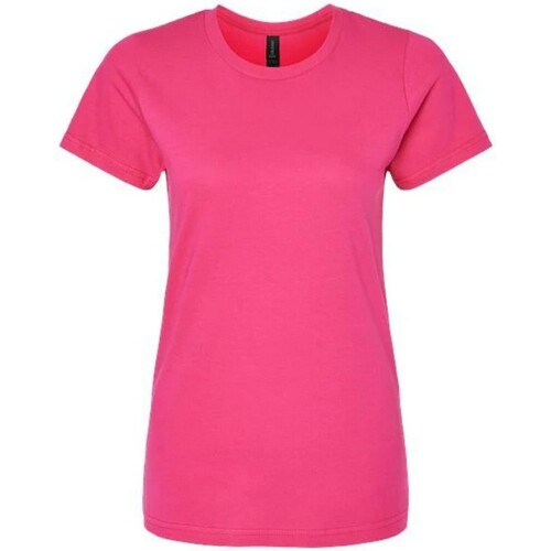 Vêtements Femme T-shirts manches longues Gildan Softstyle Rouge