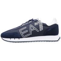 Chaussures Homme Baskets basses Emporio Red Armani Kids sneakers med logotryk og snøreA7 X8X101 Marine