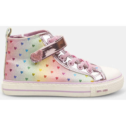 Chaussures Baskets marcel Bata Sneakers montantes pour fille avec Multicolore