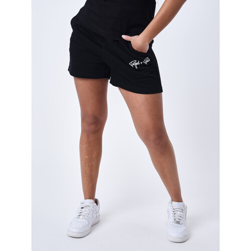 Vêtements Femme Company Black Ergonomic-Fit Cargo Pants Short F234101 Noir