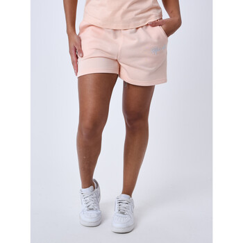 Vêtements Femme Shorts / Bermudas Cotton Piquet Bandana Shirt Short F234101 Orange