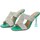 Chaussures Femme Sandales et Nu-pieds Exé Shoes Exe' Lily 421 Sabot Femme Argent vert Gris