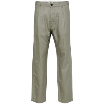 Vêtements Homme Pantalons Selected Vestes en cuir / synthétiques Vert