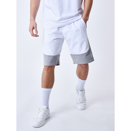 Vêtements Homme striped Shorts / Bermudas Project X Paris Short 2340023 Blanc