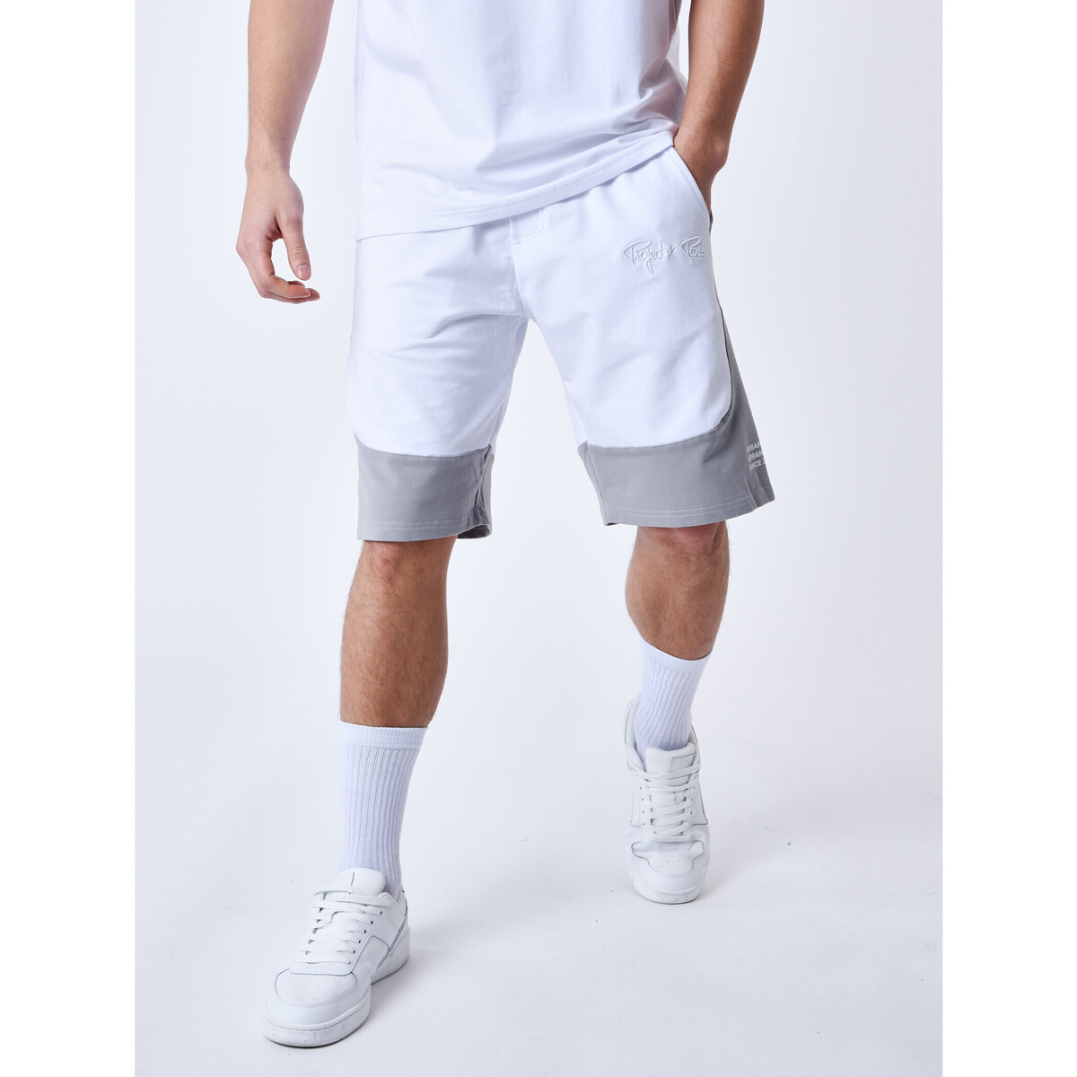 Vêtements Homme Shorts denim / Bermudas Project X Paris Short 2340023 Blanc