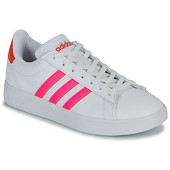Chaussures Femme Baskets basses Adidas insoles Sportswear GRAND COURT 2.0 Blanc / Rose