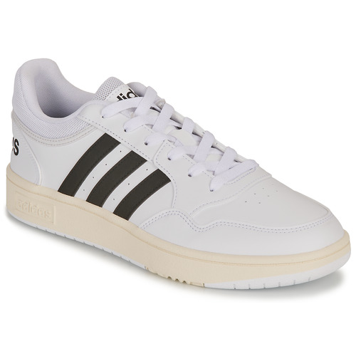 Chaussures Homme Baskets basses Adidas are Sportswear HOOPS 3.0 Blanc / Noir