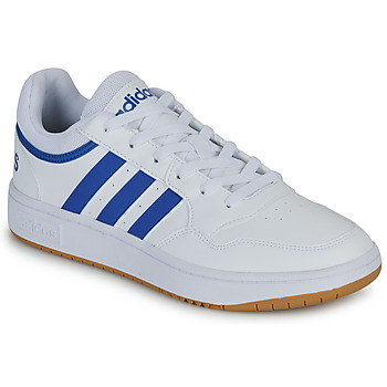 Chaussures Homme Baskets basses Adidas Sportswear HOOPS 3.0 Blanc / Bleu / Gum