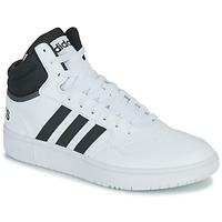 Chaussures Baskets montantes Adidas Sportswear HOOPS 3.0 MID Blanc / Noir