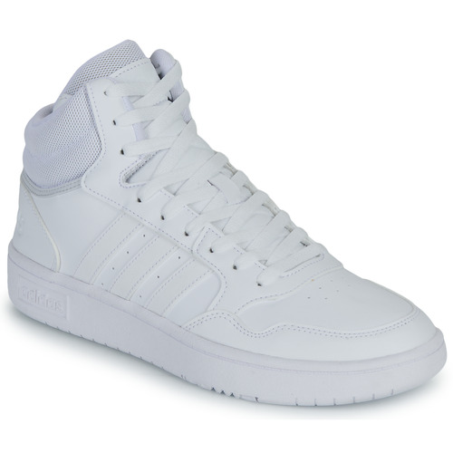 Adidas Sportswear HOOPS 3.0 MID Blanc - Livraison Gratuite | Spartoo ! -  Chaussures Basket montante Femme 69,99 €