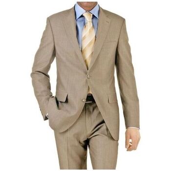 Vêtements Homme Costumes  Kebello Costume tissu 100% Laine beige Beige H 46V-38P Beige