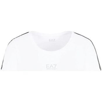 Vêtements Femme T-shirts & Polos Курточка armani джинсова з укороченими рукавами T-shirt EA7 3RTT28 TJ6SZ Donna Blanc