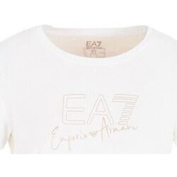 Vêtements Femme Emporio Armani Kids TEEN logo-plaque loafers Blau Ea7 Emporio Armani T-shirt à manches courtes EA7 3RTT21 TM Blanc