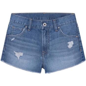 Vêtements Fille Shorts / Bermudas Pepe Masculino jeans  Bleu