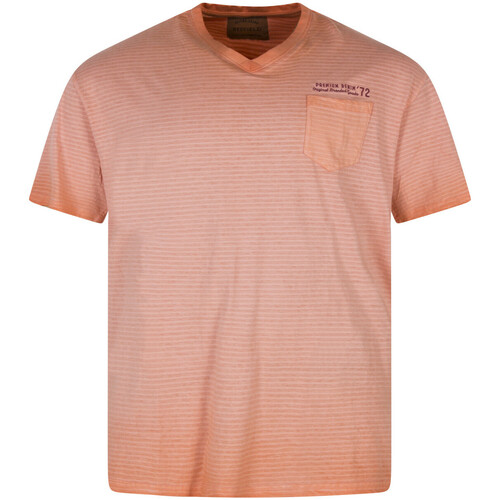 Vêtements Homme T-shirts manches courtes Redfield T-shirt coton col v Orange