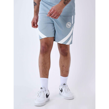 Vêtements Homme Shorts / Bermudas Bascheți CROSS met JeanS DD1R4034 White Short 2340037 Bleu