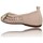 Chaussures Femme Ballerines / babies Wonders Zapatos Bailarinas Planas para Mujer de  Bow CH-1001 Beige
