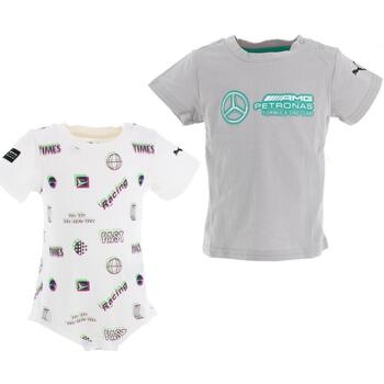 Vêtements Enfant T-shirts manches courtes track Puma Mapm toddler grs bb Gris
