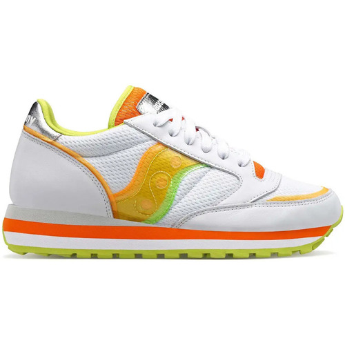 Chaussures Femme Baskets mode Saucony Snack Jazz Triple Blanc