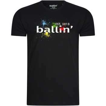 Vêtements Homme T-shirts manches courtes Ballin Est. 2013 Paint Splatter Tee Noir