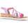 Chaussures Femme Sandales et Nu-pieds Gabor Sandales en suede à talon compensé recouvert Multicolore